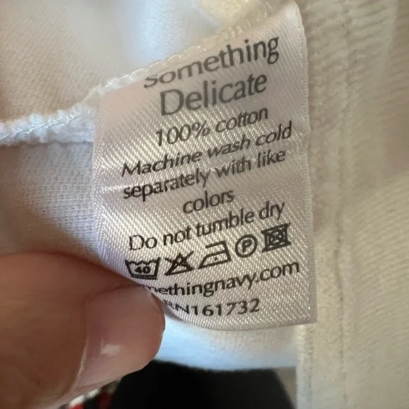 Something Navy Raw Edge Corduory Top blouse - Picture 7 of 9